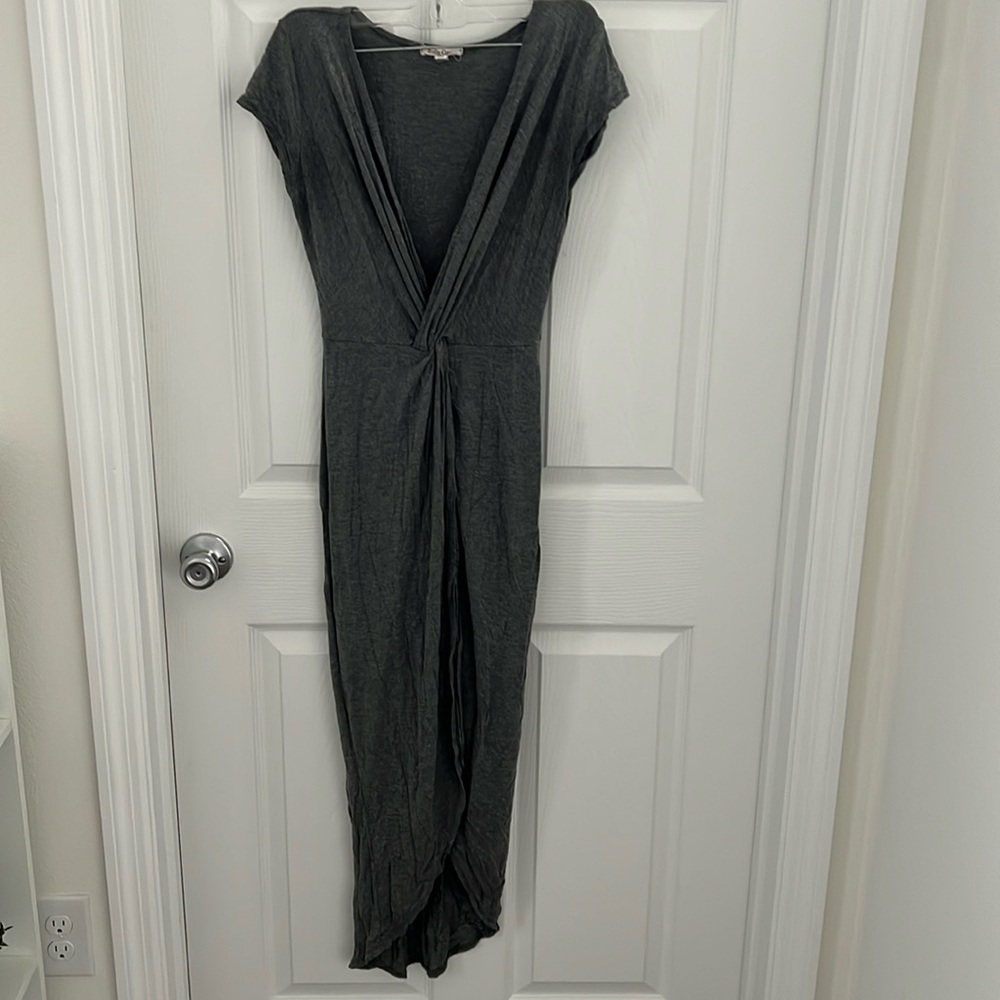Gray Rolla Coaster Maxi Dress